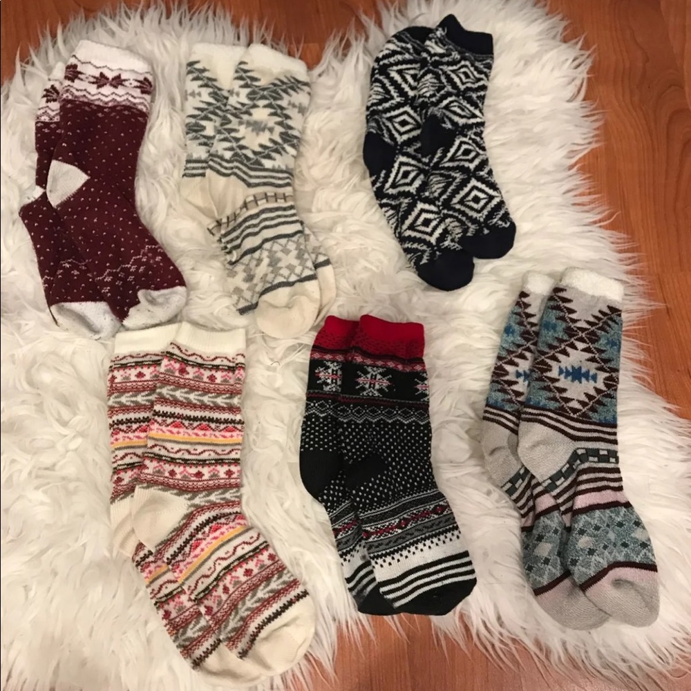 Bundle of American Eagle Christmas Socks